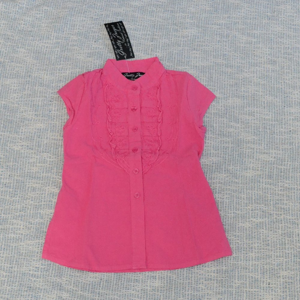 Gretty Zueger Girl's Embroidered Top Size 6